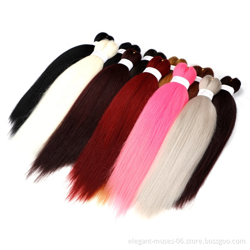Jumbo Braiding Hair Extensions For Women 26 Inches 60 Colors High Temperature Fiber Synthetic Braiding Hair